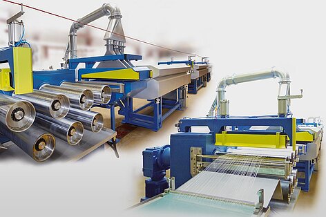 Extrusionslinie zur Herstellung von 3-D-Filamenten