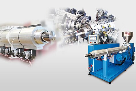 Glattrohr-Extruder
